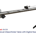 KDJX - 10' Manual Infeed Roller Table with Digital Read-Out - Conveyor