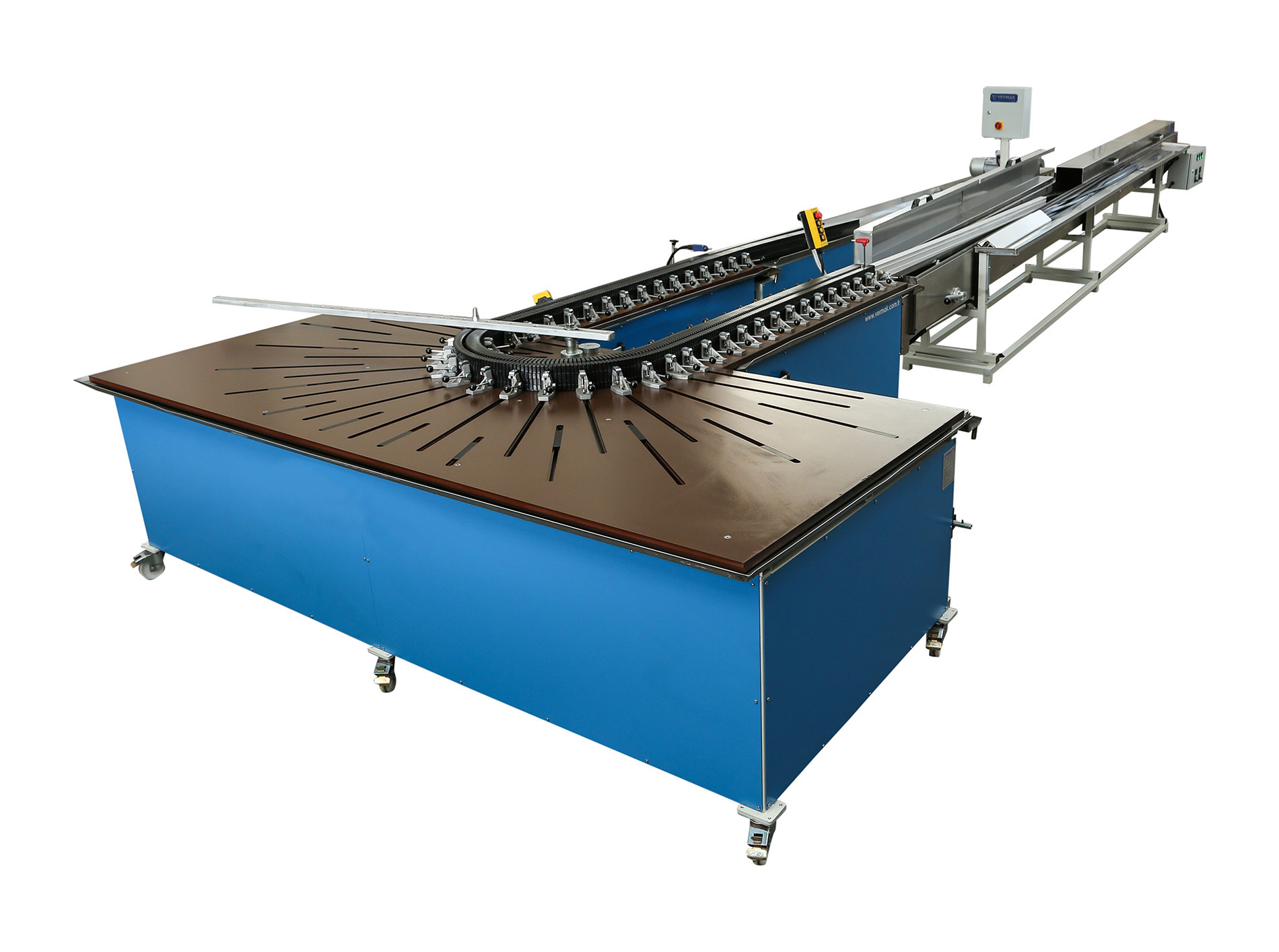 FORNAX Motorized Vinyl (PVC) Hot Liquid Profile Bending Machine