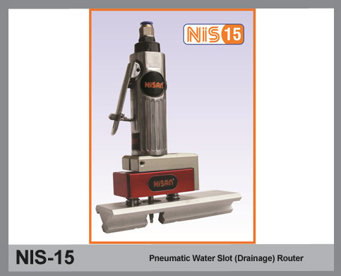 NIS-15 Pneumatic Water Slot (Drainage) Router