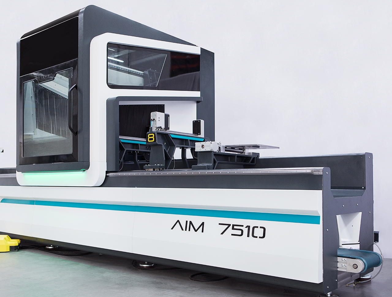 aim 7510 5 axes aluminium profile processing center cnc machine 2