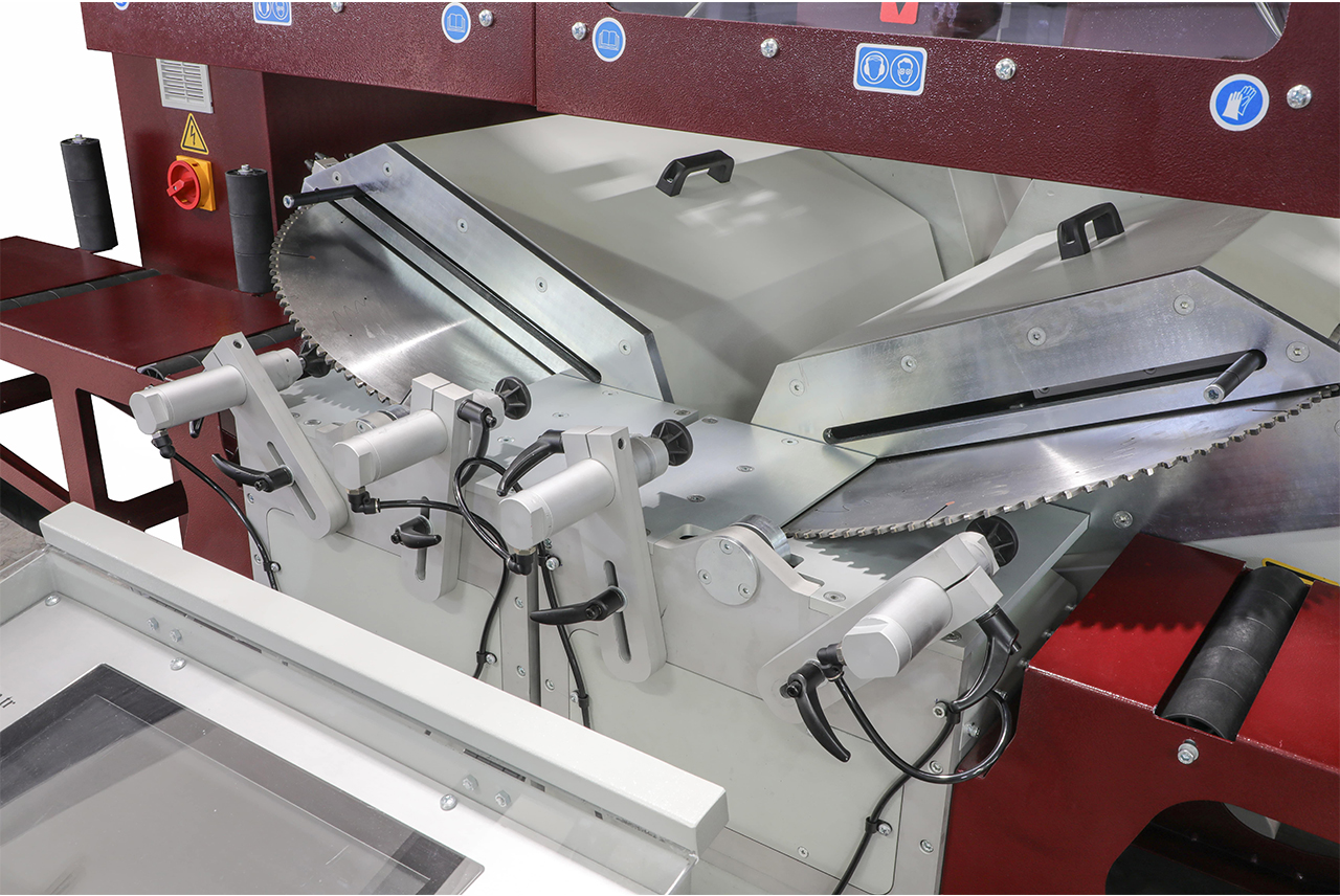 Full Automatic CNC Double Head Automatic Saw 5